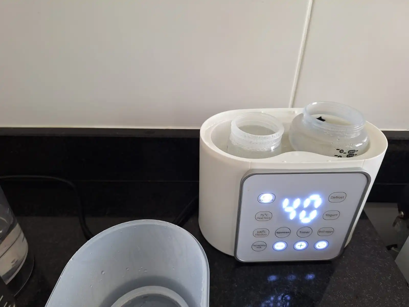 Baby Bottle Warmer Multi function Fast Baby Accessories Food Heater Milk Warmer Steriliser with ACcurate Temperature Control photo review