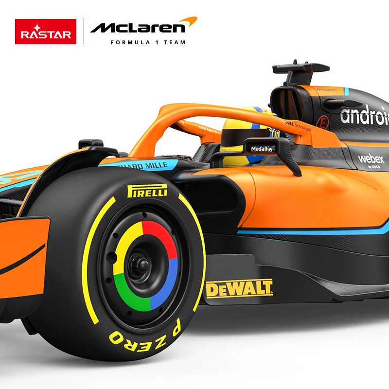 NEW McLaren F1 MCL36 1:12 Scale 1:18 RC Car Radio Remote Control Toy Racing Car Model Auto Machine Gift for Kids Adults Rastar 4