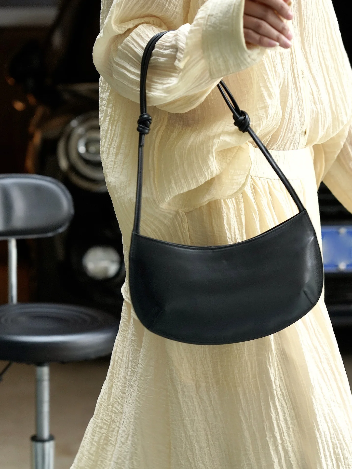 

new woman fashion real leather small bag