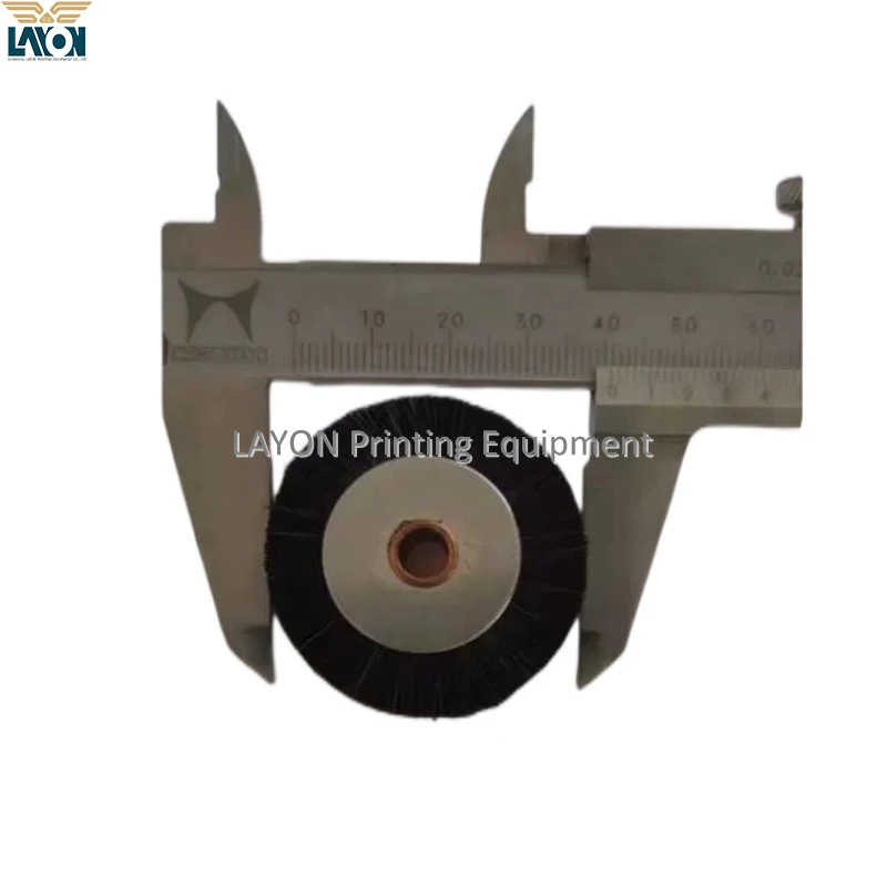 5Pcs Spedizione Gratuita Layon Hard Brush Wheel Printer Machine Feeder Brush Per Roland Komori Ryobi Printer Machine 6*40Mm Hard Brush
