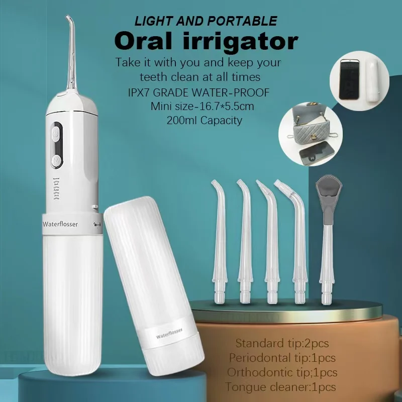 Mouth-Washing-Portable-Oral-Irrigator-Dental-Water-Flosser-Pick-USB ...