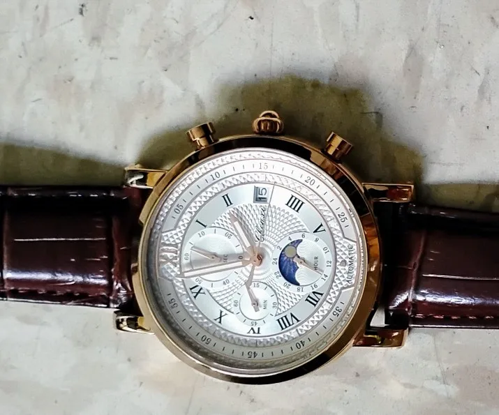 Chenxi 976 Men's Leather Chronograph Quartz Watch - Luminous photo review