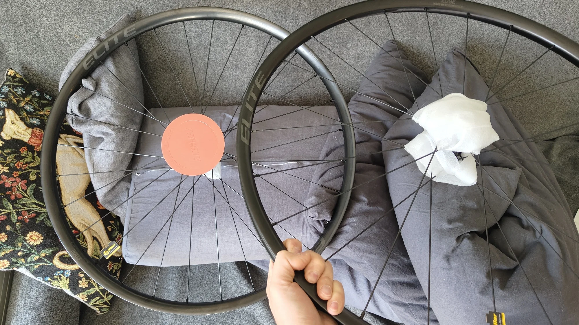 ELITEWHEELS EDGE-MTB UD Raw Weave 1201g Lightweight Carbon