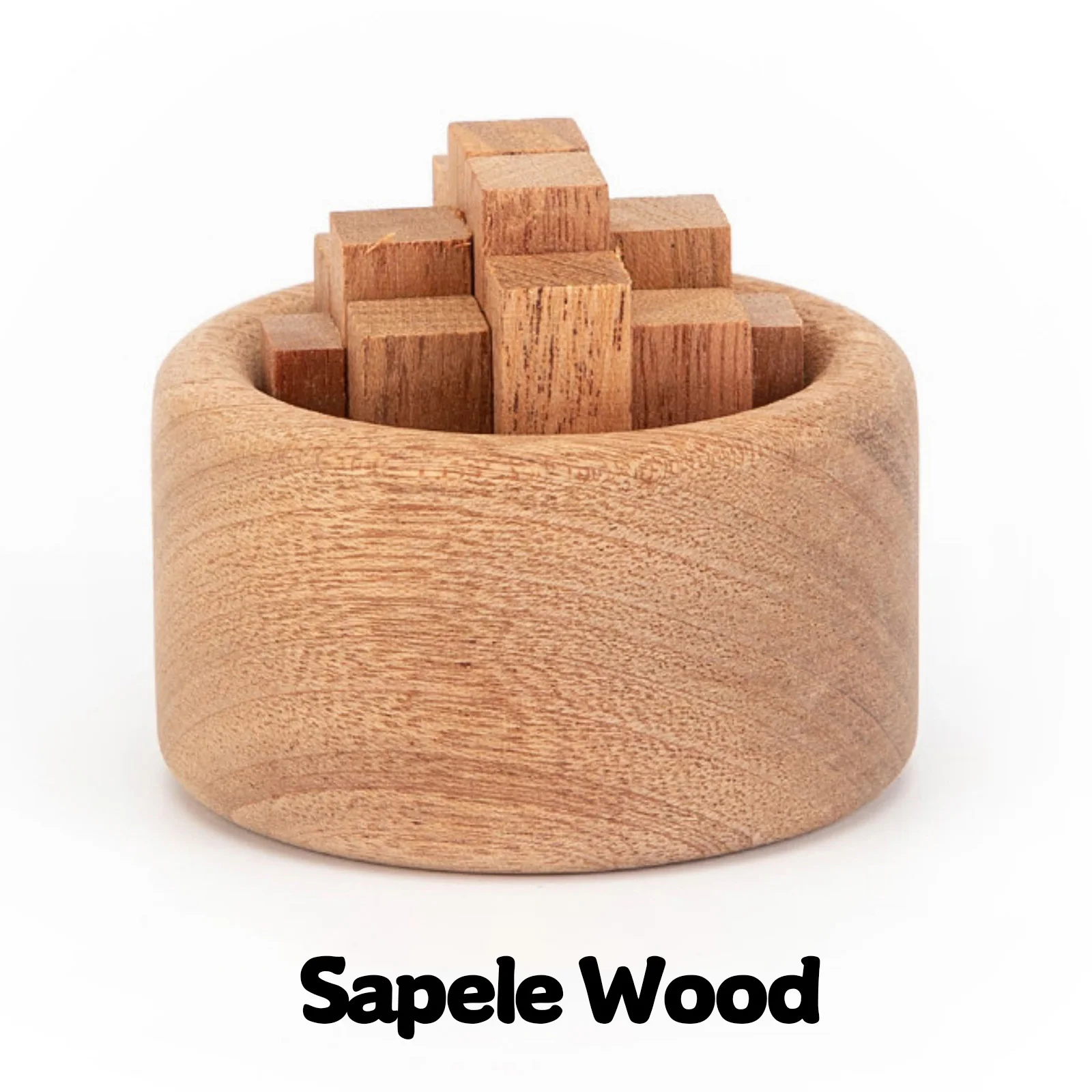 Mini Odun Tasarımlı Ahşap Difüzör | Alevsiz, Esansiyel Yağ ve Ev Dekoru İçin