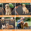 Waterproof Pet Car Seat Cover with Hanging Bag - Durable Polyester, Anti-Dirty Rear Cushion for Dogs and Cats 3