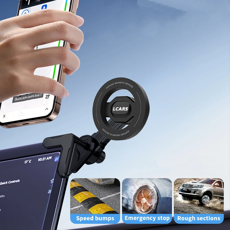 Car Phone Holder Rotatable Magnetic Support Bracket Tesla Model Y Model 3 New Energy Car Center Control Screen Dedicated