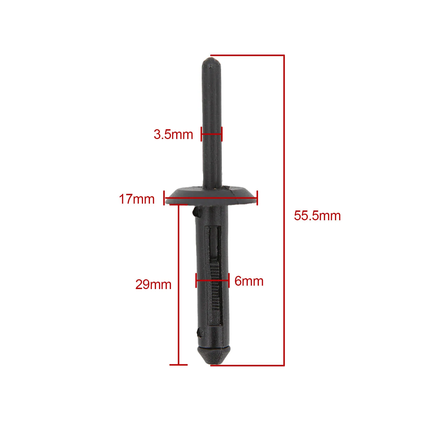 50 Rivetti Ciechi In Plastica 6mm Per BMW E Mini – Clip Paraurti E Passaruota, Sostituiscono OE 51717002953