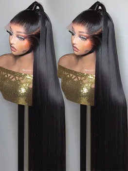 100% Human Hair Vietanamese Bone Straight Wigs 300 Density 13x6 Hd Lace Front Human Hair Wigs Glueless Wigs Human Hair No Glue 1