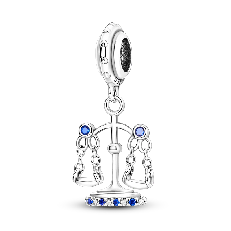Sterling Silver Playful Charm Beads Bracelet Dangle DIY Jewelry