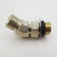 135°Tubing Joints 9/16''-24  Hydraulic Pump Connector 1/4 NPT Thread Fitting For Winibo pump ZA0301, ZA0300, ZA0350 1