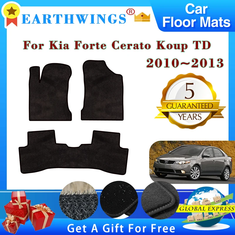 ForKiaForteCeratoKoupTD201020132012CarFloorMatsRugsPanel