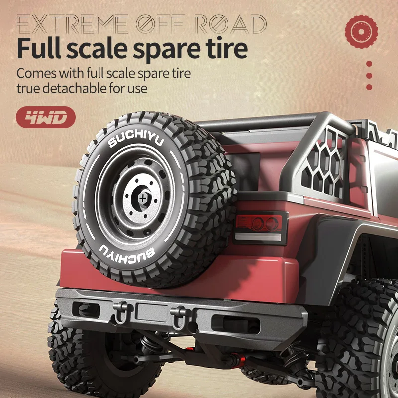 Thelink&SCY-16104 4WD 70km/h Brushless 1/16 RC Cars 40Km/h High-Speed 4CH 2.4Ghz Remote Control Truck RC Cars for Adult Gifts 5