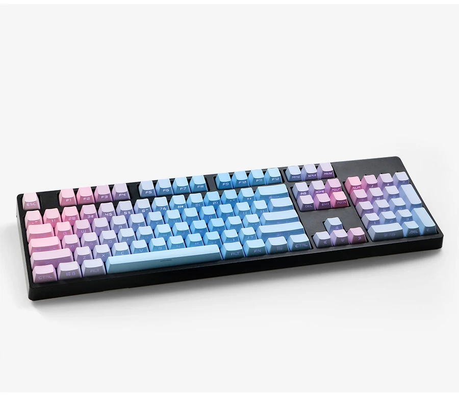 Keycap Transparente, Side ou Top Impressão Keycaps para GK61 68 87 Teclados