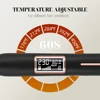 Mini Hair Straightener Curler Titanium Thin Plate Pencil Flat Iron For Short Hair Beard Pixie Cut Salon Styling Tool 100-240V 4