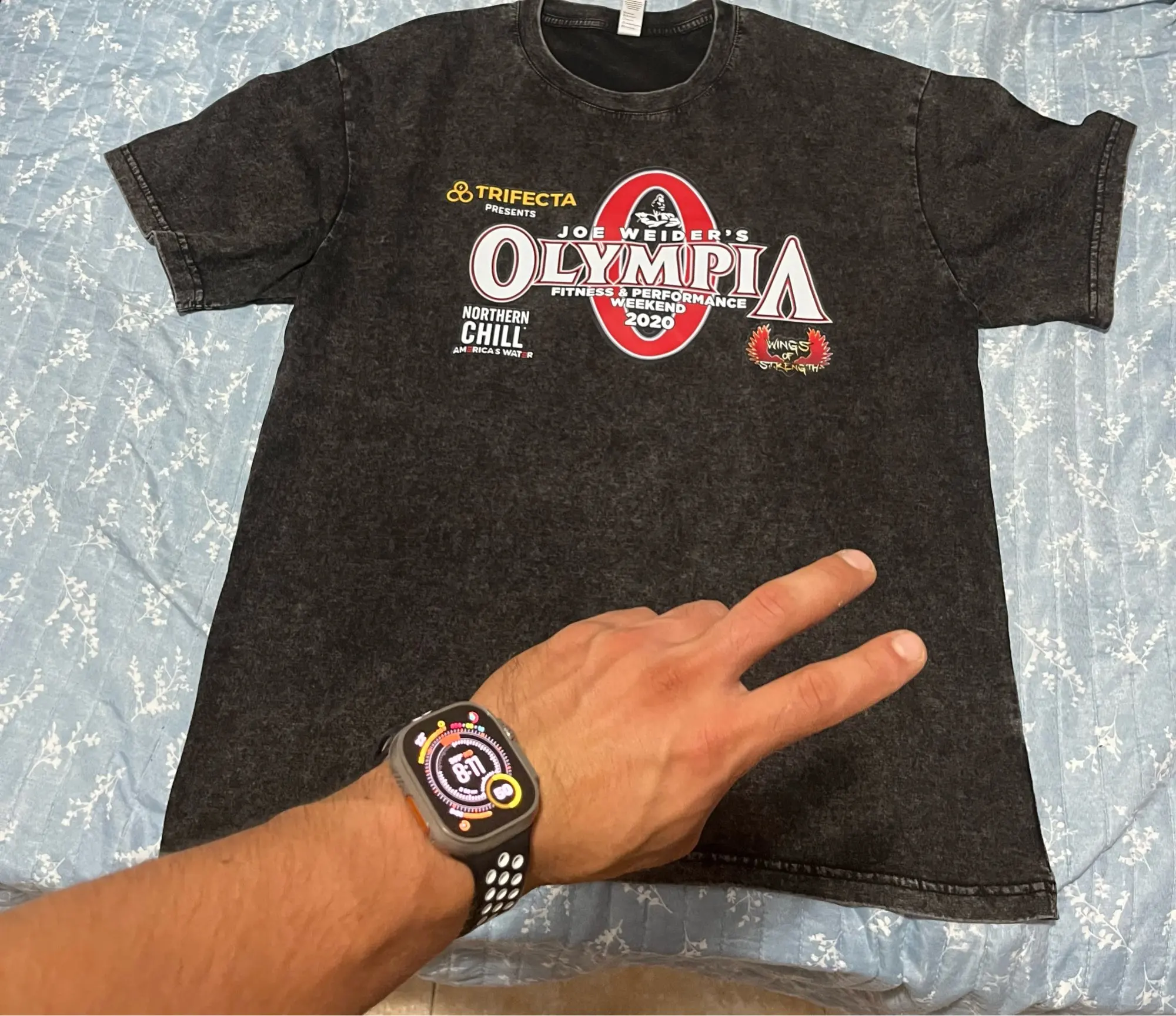 Joe Weider's Mr Olympia Shirt - Oversized Multiple Designs