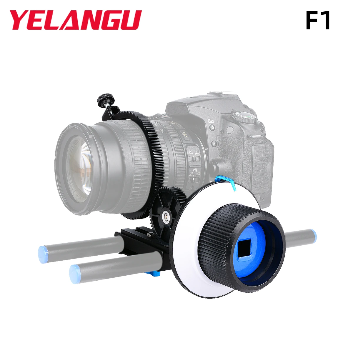 YELANGU Mini Follow Focus Device Lens Zoom Control for DSLR Camera
