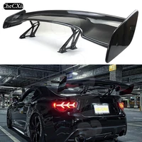 Spoiler Wings For Toyota GT GR 86 Subaru BRZ 2012-2024 Glossy Black Carbon Fiber Look ABS Universal Rear Wing Car Accessories 4