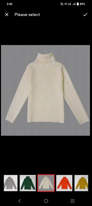 Baby Girls Winter Turtleneck Knitted Sweaters Clothes 2024 Autumn Children Boys Pullover Kids Knitwear photo review