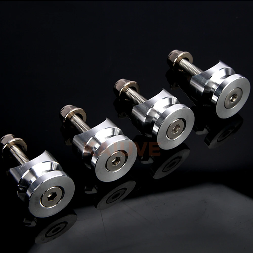Motorcycle Tail Box 4PCS Universal Motorcycle Rear Luggage Case Tail Top Box Helmet Trunk Bracket Base Plate Bushing Pad Buckle Spacers Motor Access