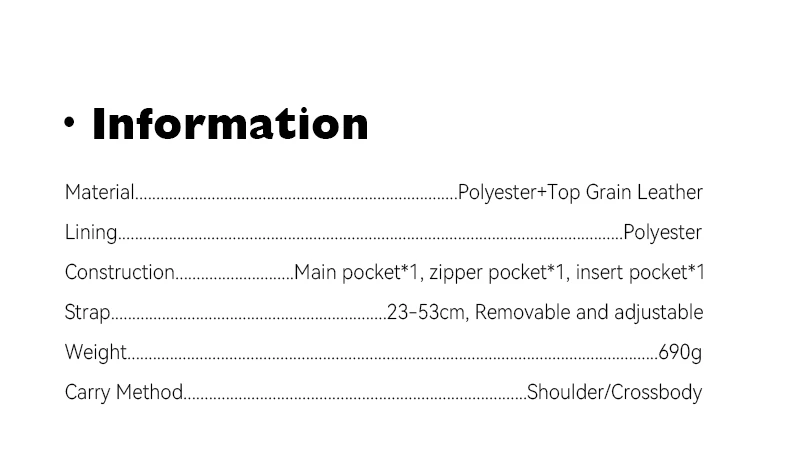 Interior and pocket details
