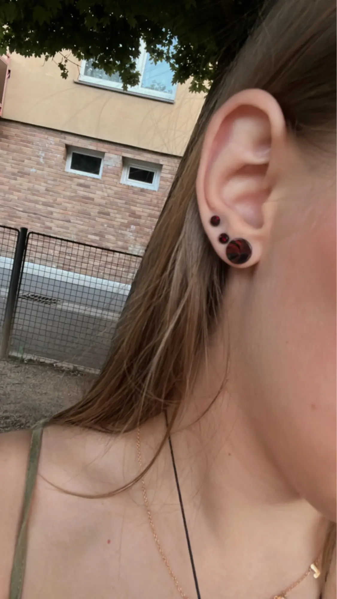 1 Pair Fashion Steel Sterile Ear Piercing Gold Screw Back Earrings Stud Ear Cartilage Tragus Piercing For Earring Gun