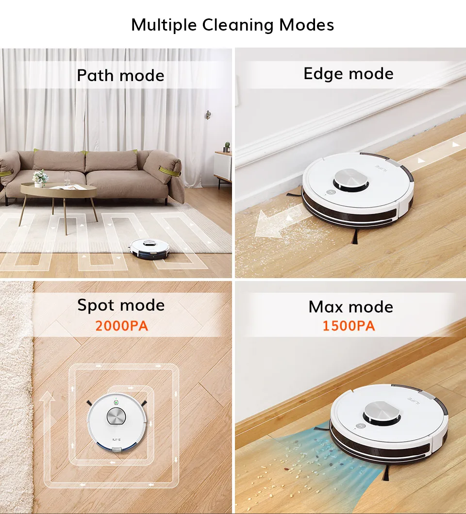 Ilife L100 Robot Vacuum Cleaner, Lds 