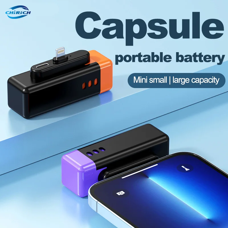 3300mAh Mini Power Bank Powerbank for Mobile Phone Wireless Charger