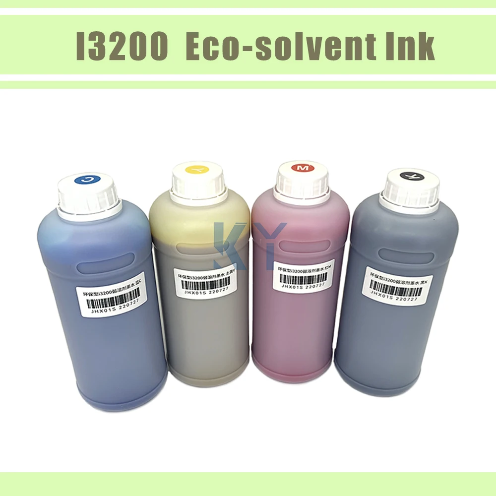 Encre à éco-solvant pour imprimante EPSON 4880/R880/9880/4800/7800/9800,  1000ml/couleurs 8 couleurs/ensemble, encre d'impression flexo