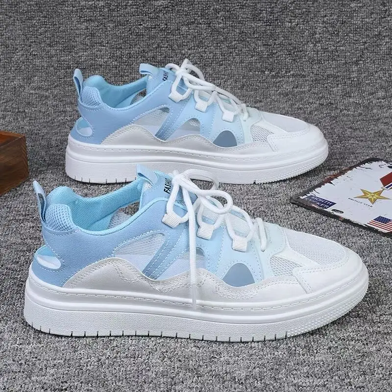 

Мужские летние Нескользящие кроссовки, повседневная обувь, легкая дышащая сетчатая обувь, прогулочные кеды