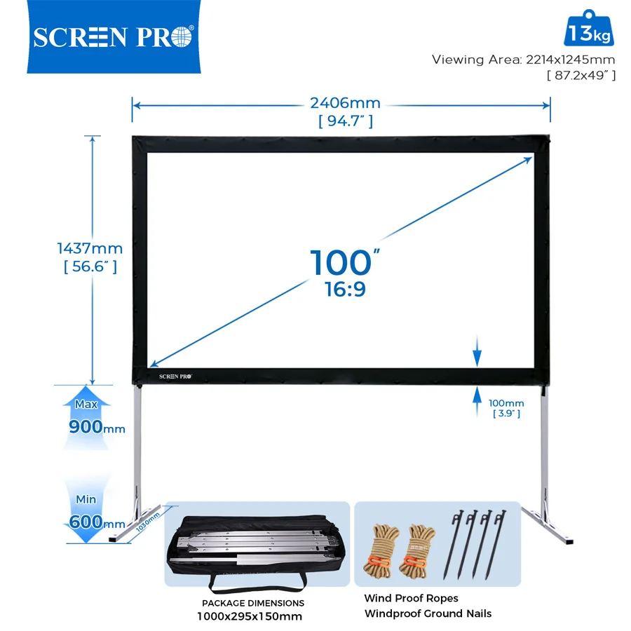 100 Front Projection
