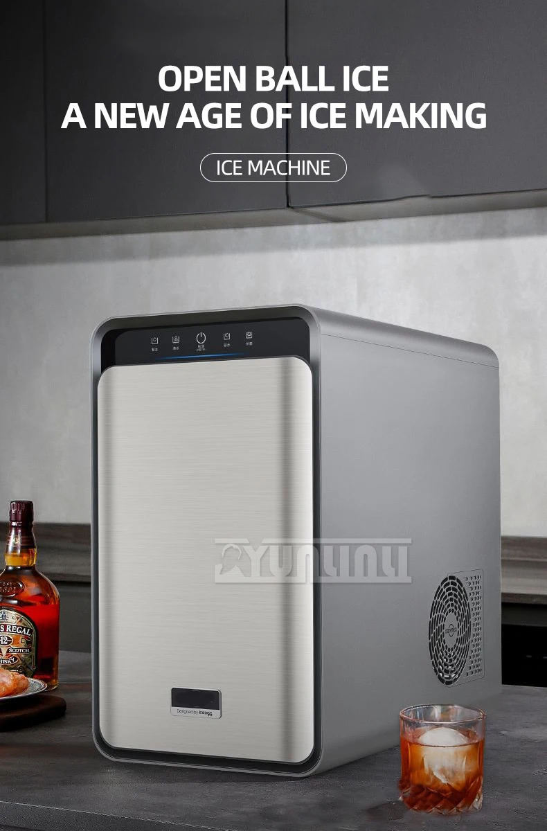 Description Picture 2 of itemCommercial Ice Maker Portable Ice Maker Countertop Spherical ice maker Home Appliance for Bar Cafeteria