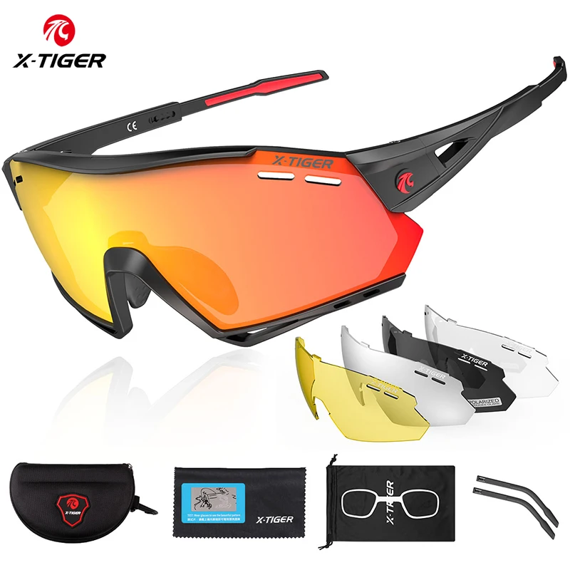 Tanio X-tiger okulary rowerowe spolaryzowane fotochromowe
