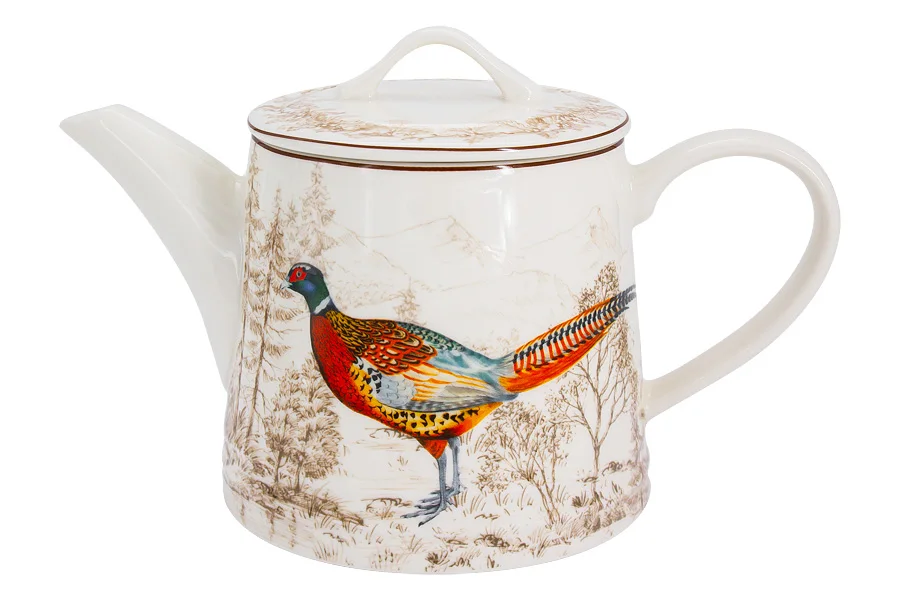 Фото Заварочный чайник Imari Охота 1.5л, каменная керамика (IM1531-A-A3461_) №1