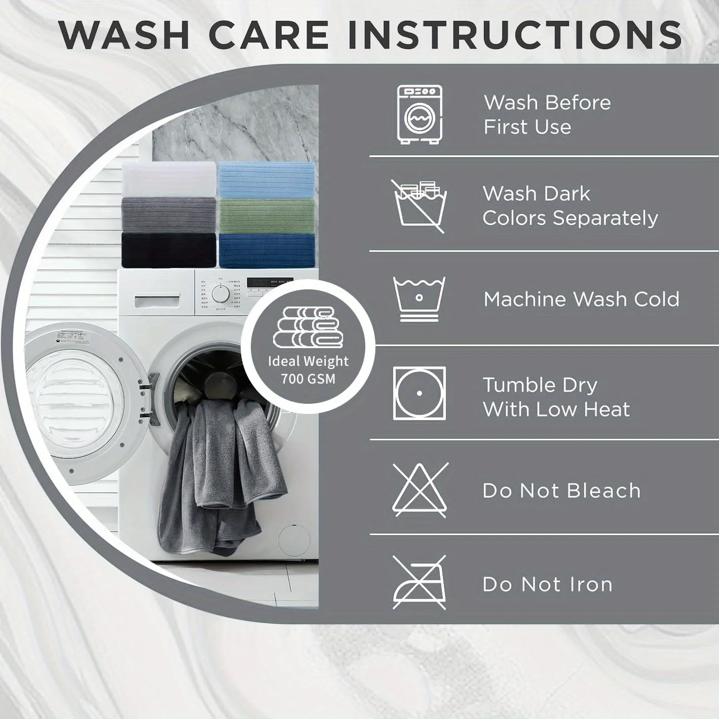 Oversized Microfiber Bath Towels 6