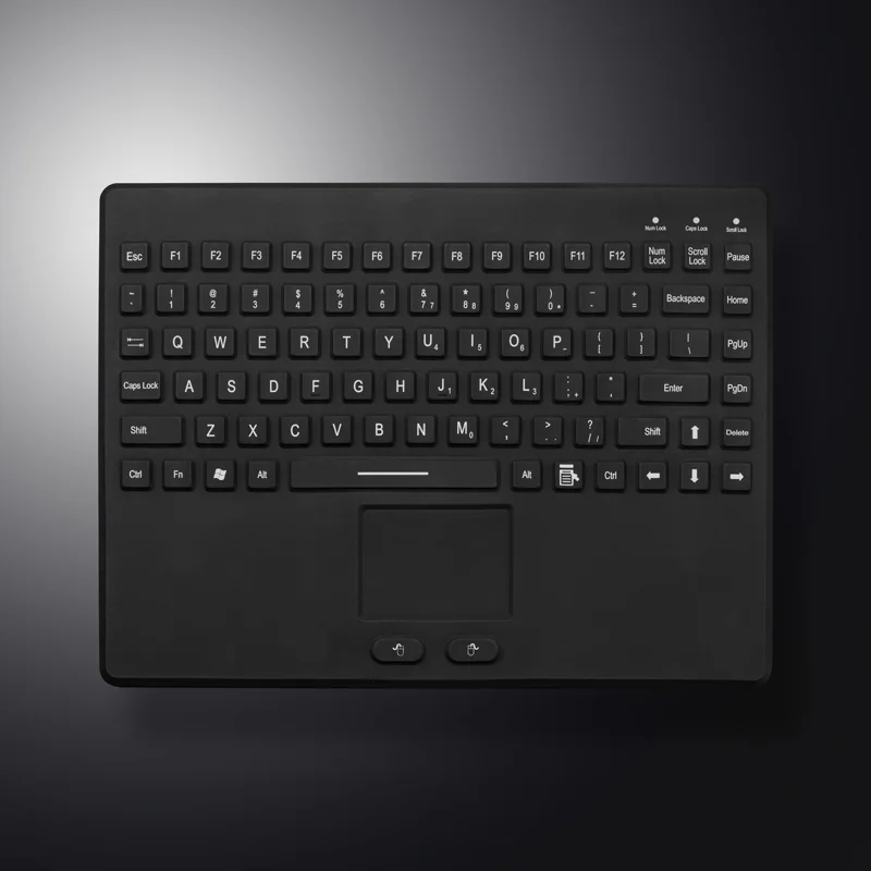 Custom Embedded Ip66 Waterproof Medical Silicone Touchpad Keyboard With