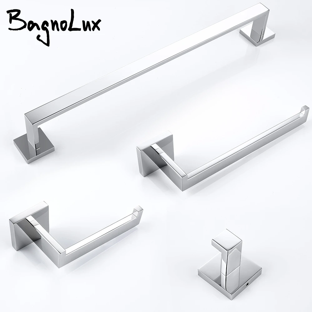 Bathroom Accessories Set Bagnolux Stainless Steel 304 Single Towel Bar