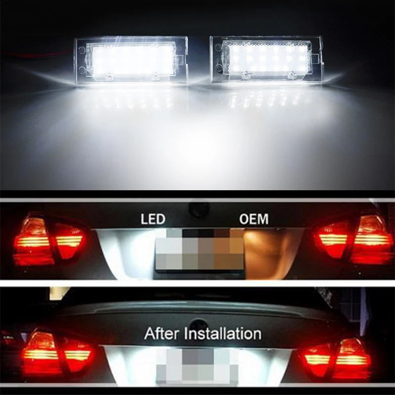 BMW X3 E83  2PCS 03-11 X5 E53 Canbus LED ̼ ȣ ÷Ʈ Ʈ   Canbus 6000K  2001-2006