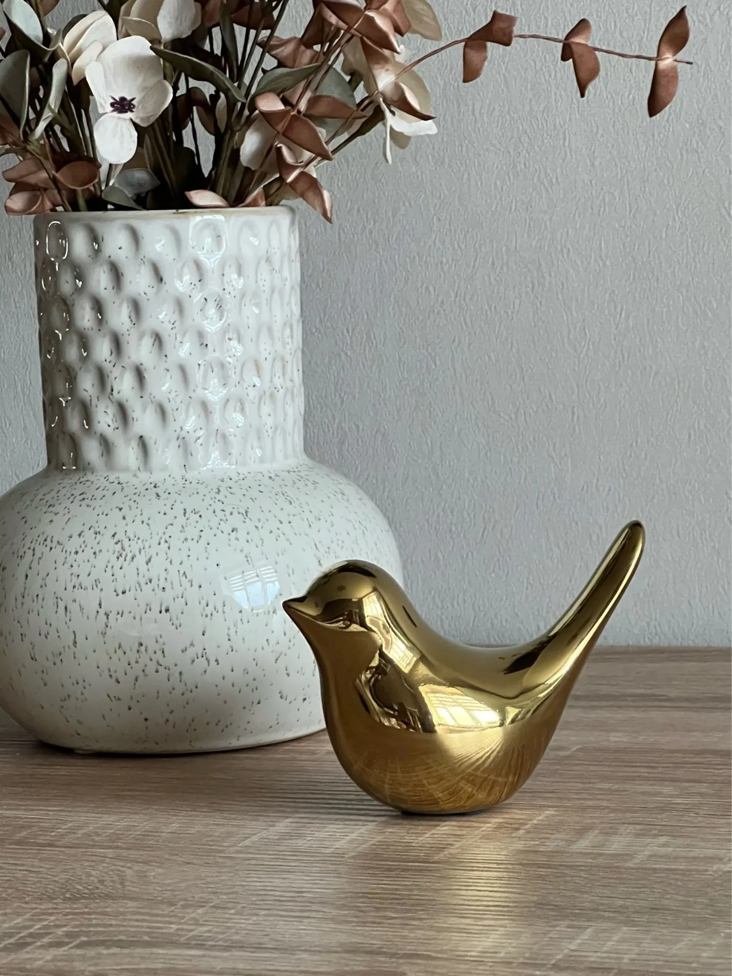 Golden Wings, Nordic Ceramic Bird Figurine - Elegant Home Décor Accent & Jewelry Holder photo review