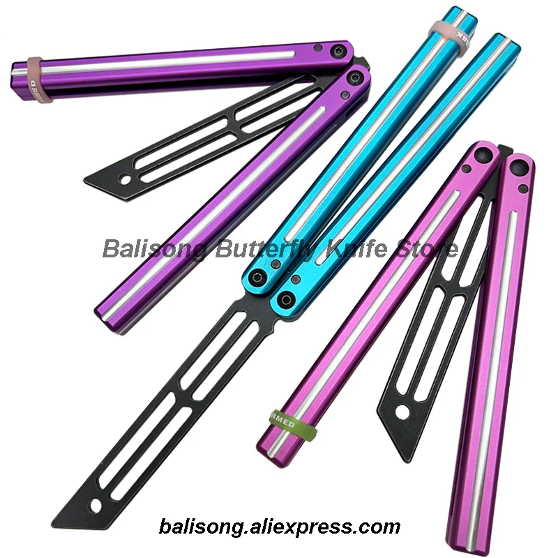 Triton V2 Clone Butterfly Knife Triton Balisong Armed Shark Bushing