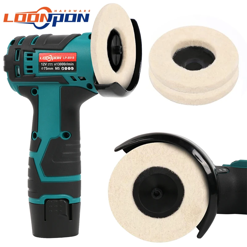 Loonpon 50mm/75mm Wool Polishing Wheel Polishing Pads Angle Grinder Wheel Felt Polishing Disc for Metal Marble Glass Ceramic 10 A920c8a5b75da48488d39767b0184f102G Loonpon 50mm/75mm Wool Polishing Wheel Polishing Pads Angle Grinder Wheel Felt Polishing Disc for Metal Marble Glass Ceramic
