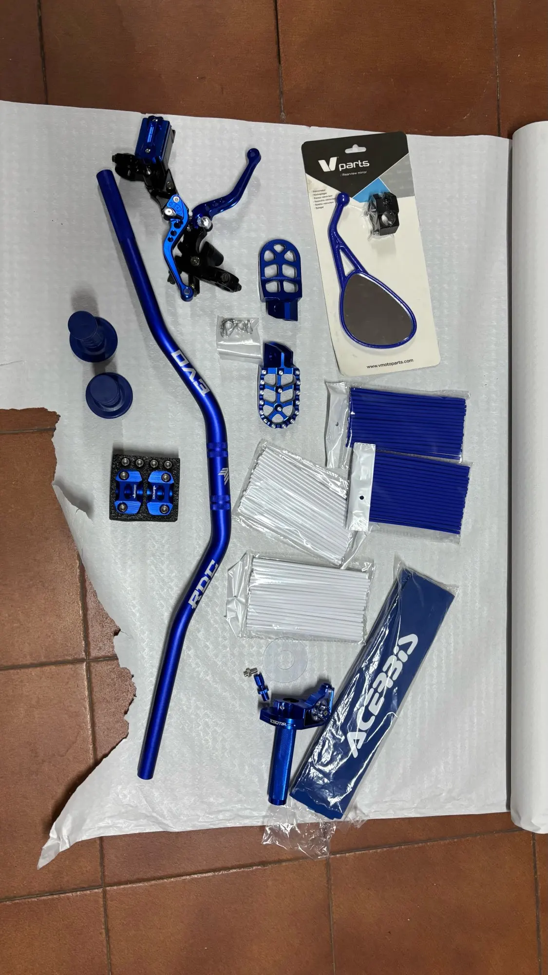 For Yamaha TTR125 Footpegs CNC Aluminum Anti-Slip E-Bike Footrest - Foto 8