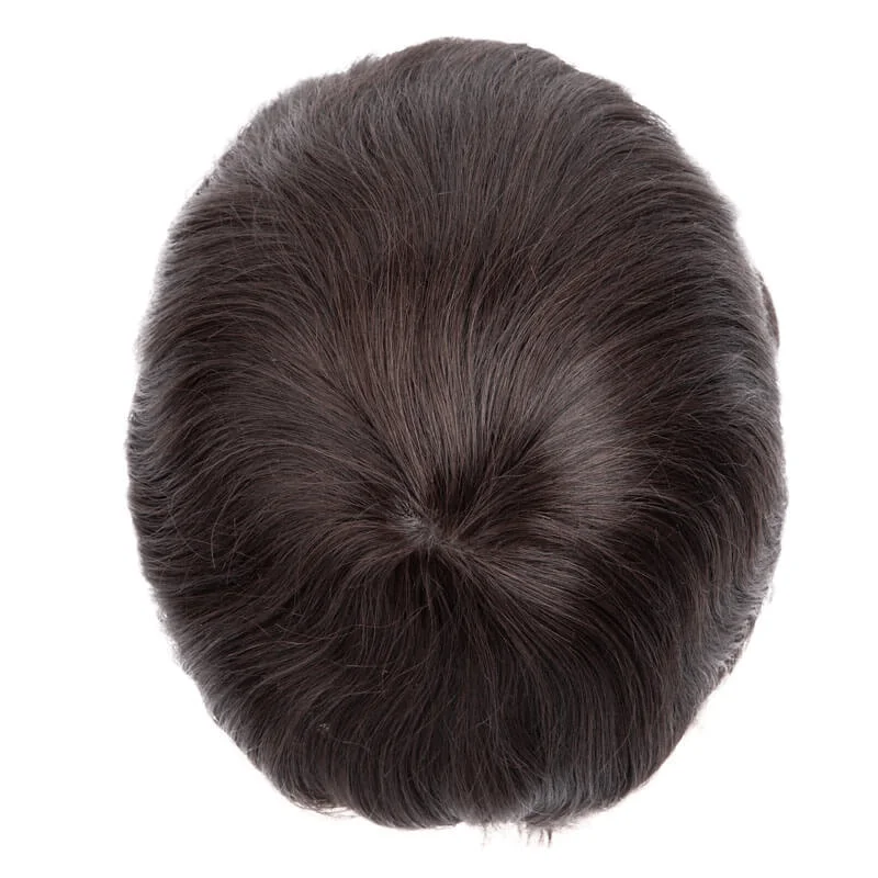 Male Hair Prosthesis Lace Front & Mono Top Durable Toupee Men Wig 100% Human Hair Exhuast Systems Unit Male Wig human hair toupee