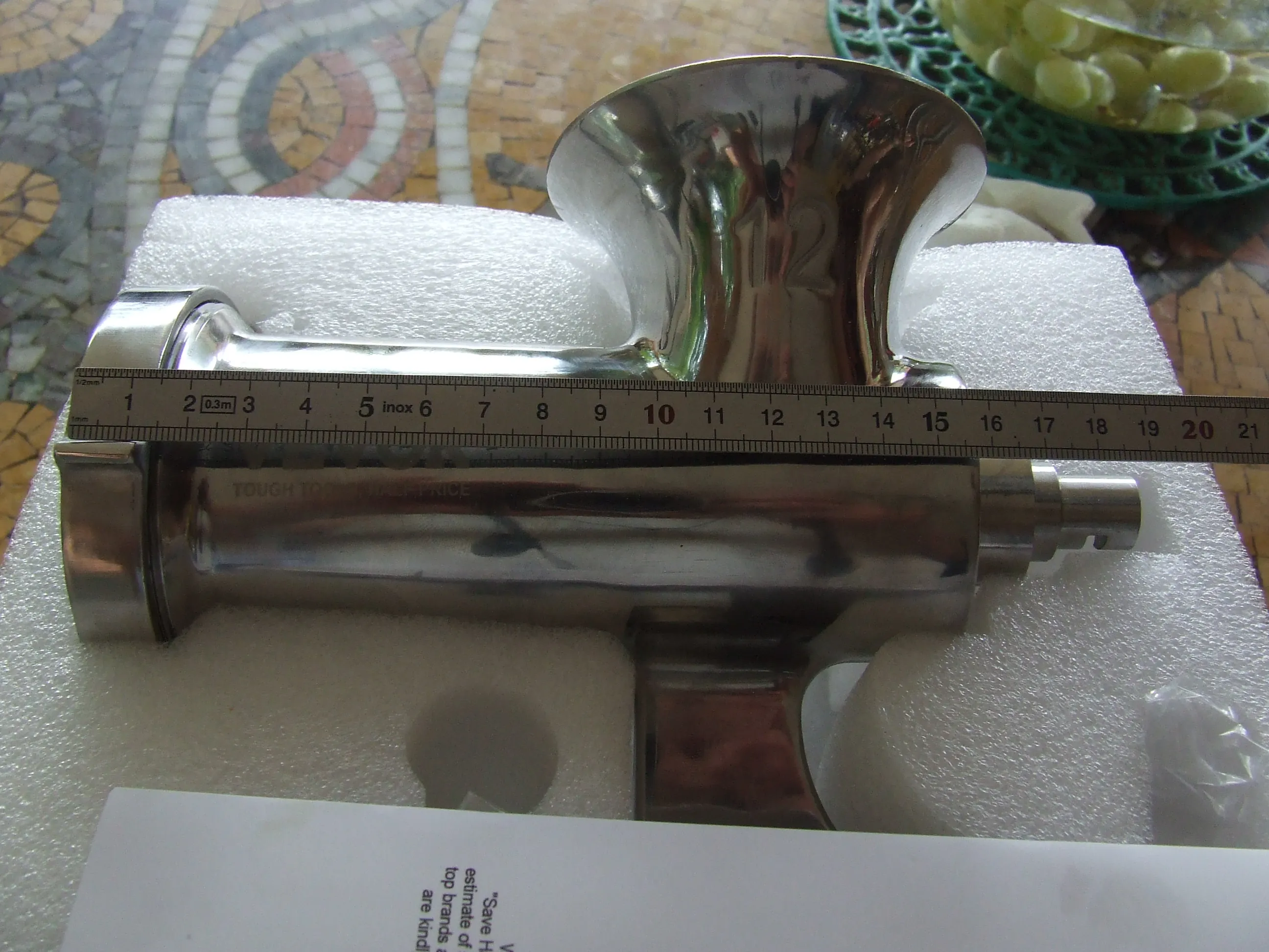 Manual meat grinder photo review