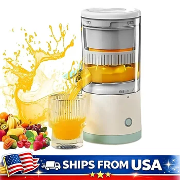 Rechargeable Electric Juicer Portable Citrus Squeezer USB Charging Orange Lemon Kiwi Grapefruit with Cleaning Brush Fresh Juice 1