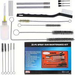 Deluxe Airbrush & Paint Sprayer Precision Cleaning Kit - 22 Piece Set (23 PCS)