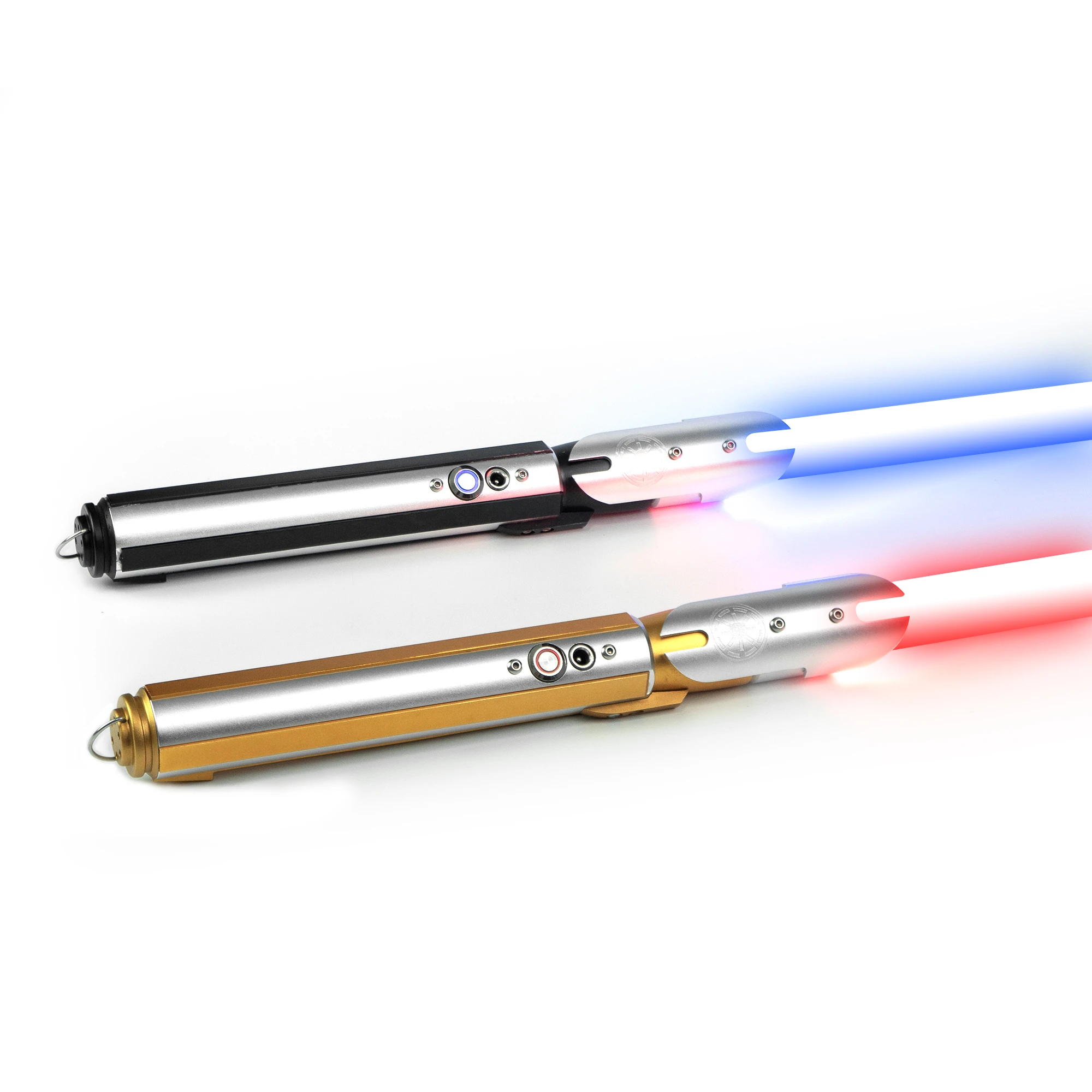 Metal Handle Lightsaber 1 Inch Size Blade 92CM Length For 11 Sets Sound RGB Color Changing USB