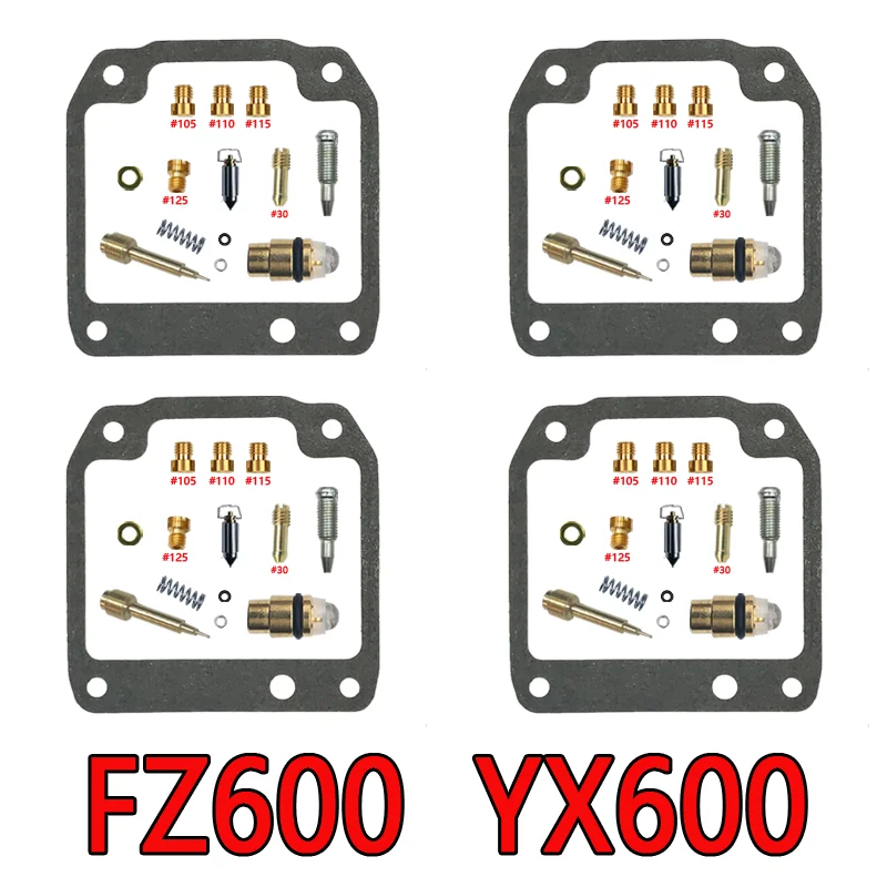 Набор для Ремонта Карбюратора Yamaha FZ600 YX600 1986-90 FZ YX 600 Radian Float Parts