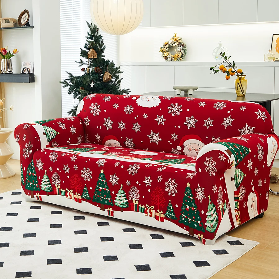 New Year Christmas gift model elastic all-wrap sofa cover dustproof non-slip stain-resistant sofa cover sofa cover