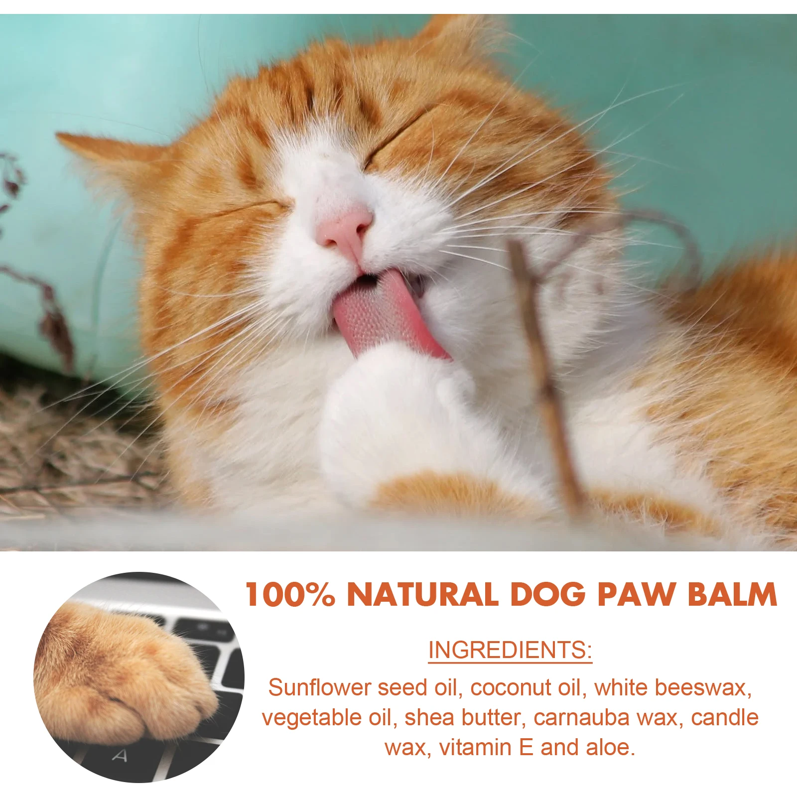 Natural Pet Paw Care Cream Moisturizing Anti-chapping Nourishing Repair Cracked Soothing Relief Discomfort and Pain Paw Cream