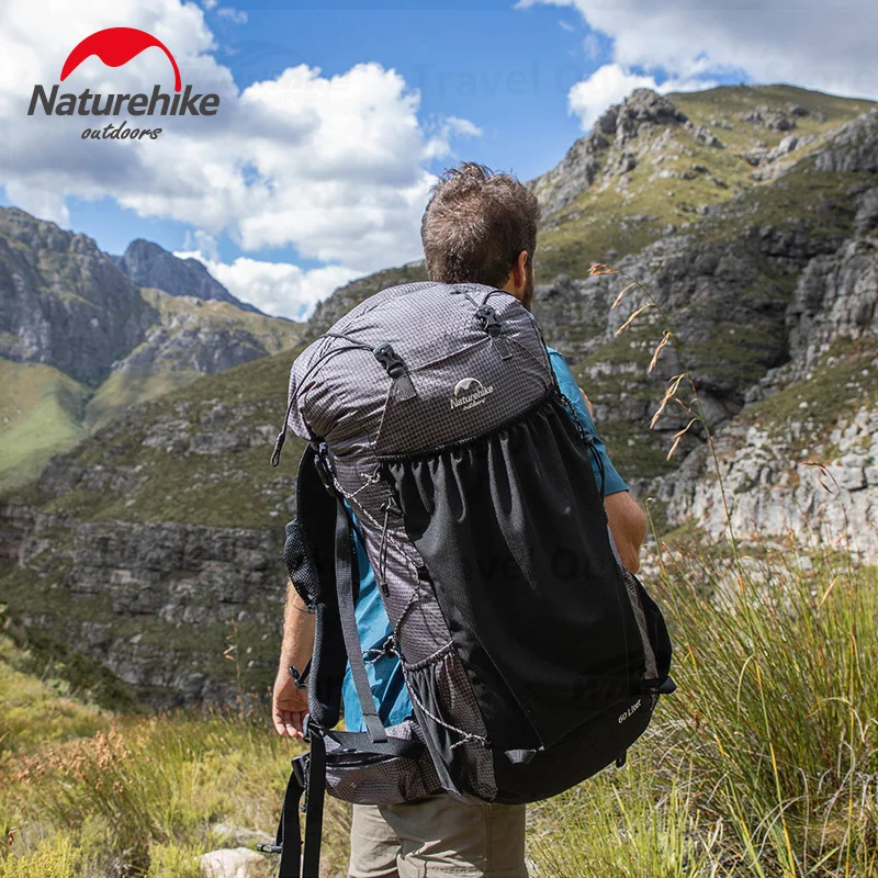 Naturehike 40/60L+5L Camping Backpack 1.16kg High Capacity 15kg